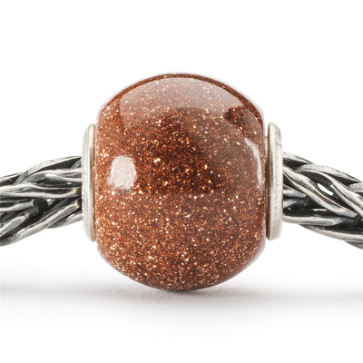 Bruine goudsteen, rond