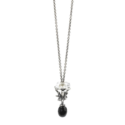 Sterling zilveren collier met onyx