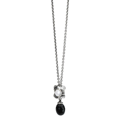 Sterling zilveren collier met onyx