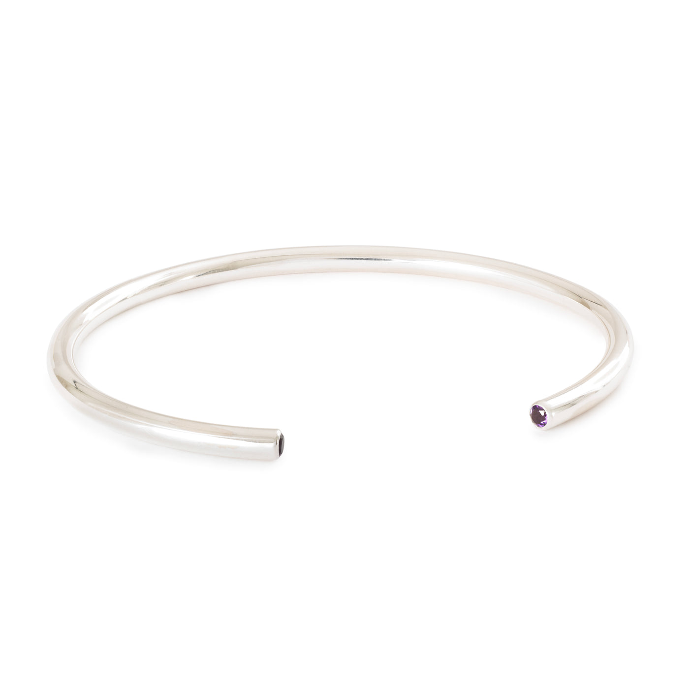 Amethist kracht bangle