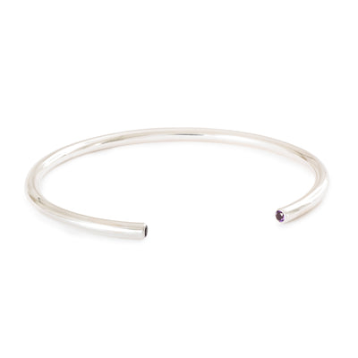 Amethist kracht bangle