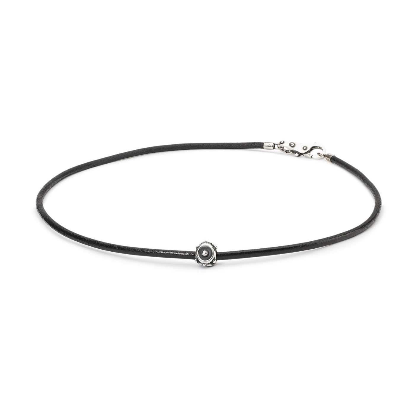 Leer, zwart collier
