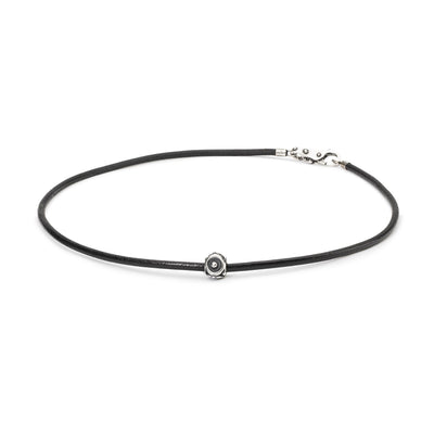 Leer, zwart collier