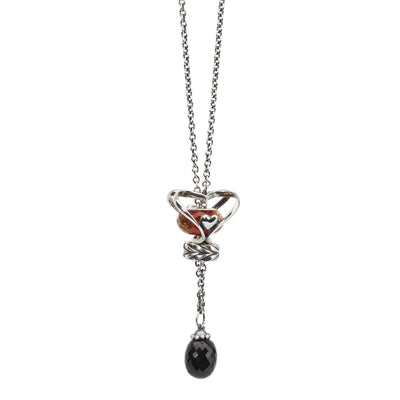 Sterling zilveren collier met onyx