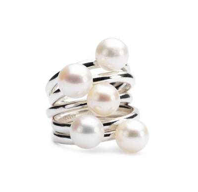 Ring met grijze parel 55  (retired)