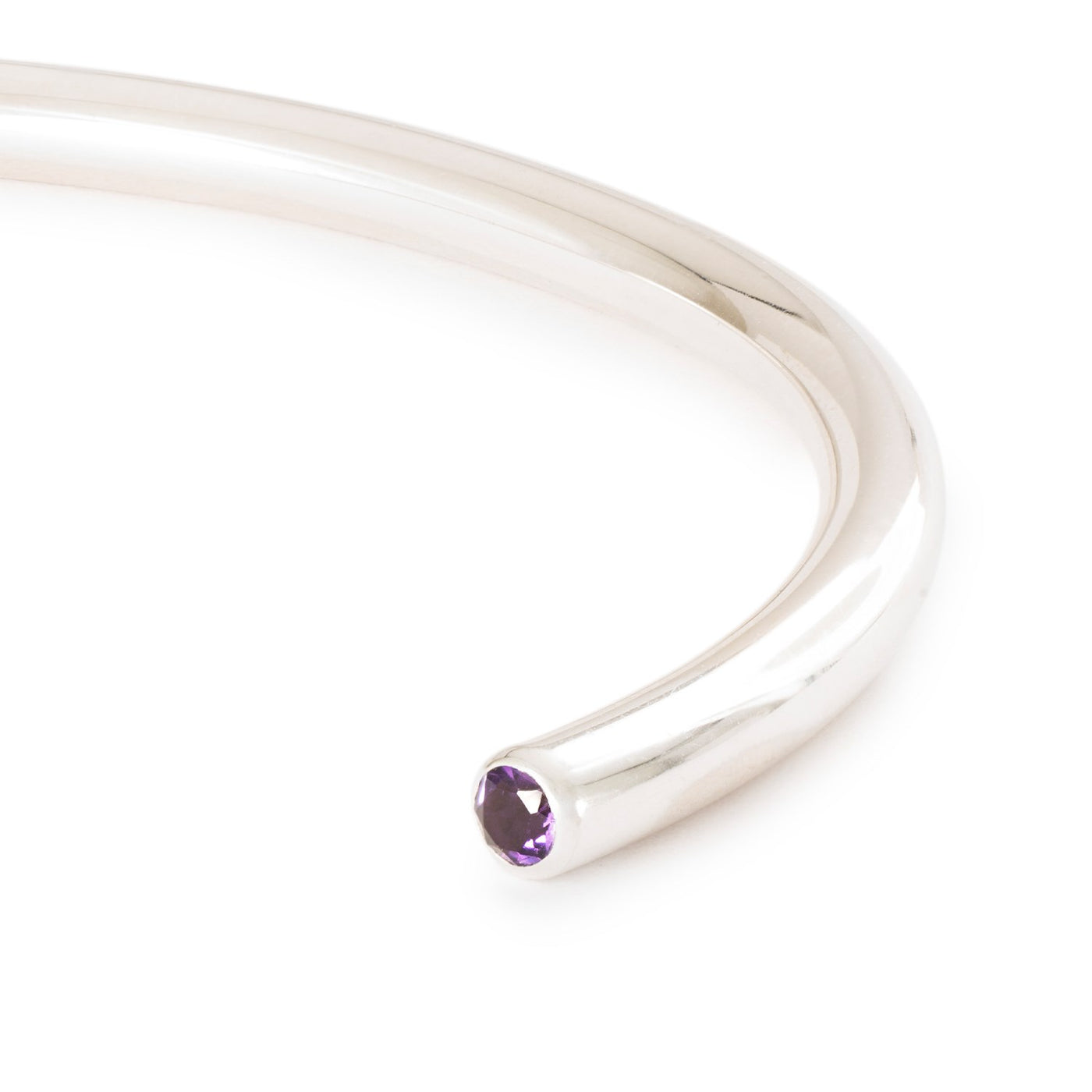 Amethist kracht bangle