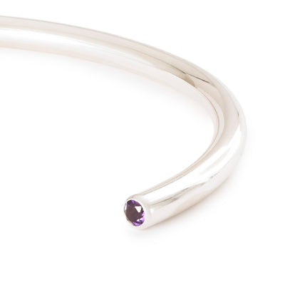 Amethist kracht bangle
