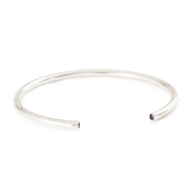 Amethist kracht bangle
